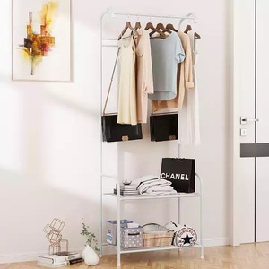 Multifunctional <b>Wall</b>-Mounted L-Shaped Coat <b>Shoe</b> & Clothes Rack for Living Room and Porch Storage - Product Image 2