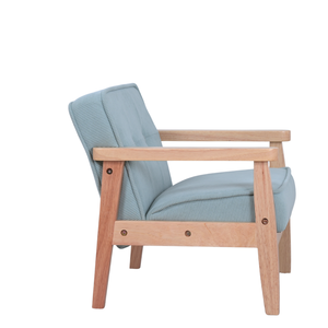 Sillón Individual para Niños Pequeños, Estructura de Madera Maciza, Tela de Pana, Ergonómico, Plegable, Moderno, Portátil, Ecológico, para Comedor y Dormitorio - Product Image 5