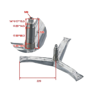 Trípode de Tambor para <span class=keywords><strong>Lavadora</strong></span>, Suministro de Fábrica, Alta Calidad, para Piezas de <span class=keywords><strong>Lavadora</strong></span> <span class=keywords><strong>Siemens</strong></span> y Bosch 745020 - Product Image 1