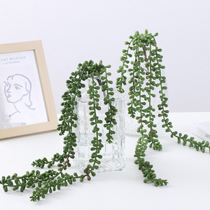 Plante succulente artificielle <span class=keywords><strong>en</strong></span> forme de vigne, <span class=keywords><strong>en</strong></span> caoutchouc souple, larmes d'amoureux, décoration murale, décoration de plafond, catégorie fleurs et <span class=keywords><strong>plantes</strong></span> décoratives - Product Image 5