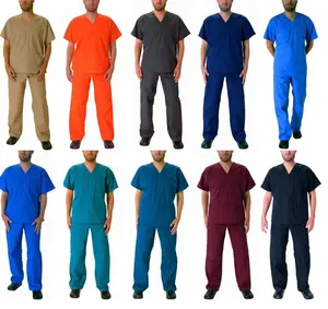 Natural Work Clothes Men's Original Medical Uniform Goods Medical Set best quality products