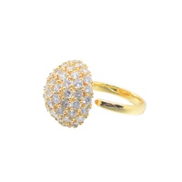 H & m collier chapelet Zircon rotatif or diamant bague redimensionnable plaqué or/or Rose/anneau en vrac/mode bijoux 2020