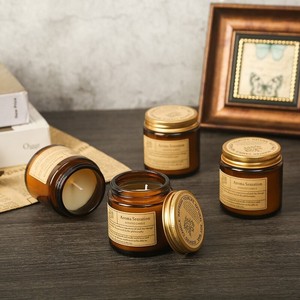 Toptan Soya Balmumu 80ML Cam Mum - Dumansız Çevre Dostu Uzun Süreli Toksik Olmayan Çiçek/Bitki Kokulu Noel İçin - Product Image 1