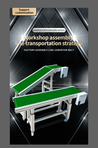 Endüstriyel masaüstü kemer sistemi makinesi kargo tahıl eğrisi düz tip kavrama desen modüler plastik Pvc bant konveyör - Product Image 5