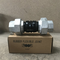 Huayuan TWINFLEX-SCREWED joint de dilatation en caoutchouc résistant à l'huile raccords de plomberie filetage joint de dilatation en caoutchouc Flexible