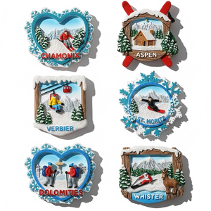 Imán de Resina 3D Personalizado con Forma de Refrigerador, Diseño Moderno, Precio de Fábrica Promocional, para <span class=keywords><strong>Turismo</strong></span> Urbano, Decoración del Hogar, Recuerdo - Product Image 1