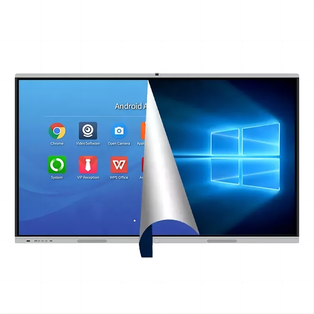 55-Inch School Digital Flat Panel Smart White Board Interactive LCD Screen for Meeting Room & Classroom Display