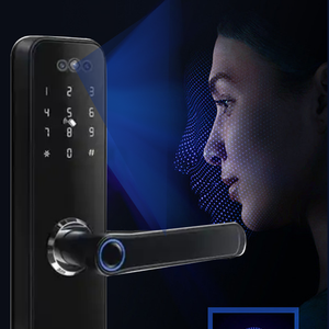 Tuya Deurslot Deurbel Kijkgaatje Wifi Digitale Vingerafdruk Biometrische 3D Gezichtsherkenning Smart <span class=keywords><strong>Lock</strong></span> Met Camera - Product Image 2