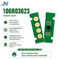 Chip de Tóner Negro Compatible 106R03623 para Phaser 3330 WorkCentre 3335/3345, Cartucho de Reinicio Inteligente, Rendimiento de 15K