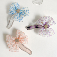 Nouvelle conception Pince à cheveux en maille florale d'été, motif alligator, avec perles et cristaux, pince griffe banane grande taille 11 cm