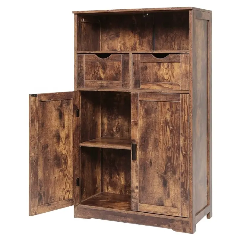 Retro Style Fashion Design Trendy Style Furniture Multipurpose Cabinets Double Drawer Cabinets