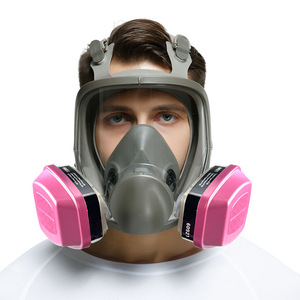 <span class=keywords><strong>Masque</strong></span> respiratoire intégral <span class=keywords><strong>3M</strong></span> avec visière à grande lentille et filtre multi-gaz pour la recherche scientifique en laboratoire et la protection industrielle contre les particules - Product Image 1