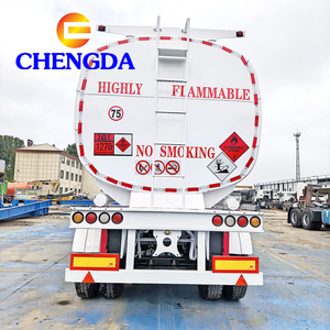 Semirremolque Cisterna de Combustible Nuevo, Semirremolque Cisterna de 45000L, Semirremolque Cisterna de Combustible de 3 Ejes, <span class=keywords><strong>Remolque</strong></span> Cisterna de Combustible de Aleación de Aluminio - Product Image 4