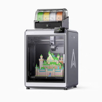Nouvelle imprimante 3D portable K2 Plus multicolore haute vitesse avec nivellement automatique, impression FDM rapide, prototypage rapide, verre résistant à la chaleur