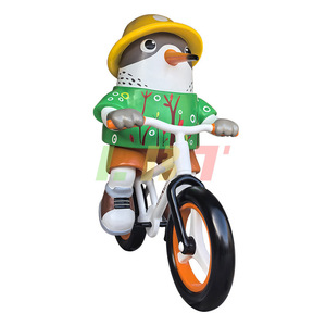 Escultura de Fibra de Vidrio de un Pequeño Pájaro Sandpiper, Figura de Animal para Montar en el Suelo, Hecha a Mano y Personalizable - Product Image 4