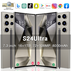 S24 Ultra Double SIM, Extension TF, 5G, Écran 7,3 Pouces 120Hz, 8000mAh, 16 Go, 1 To, Stylet, Déverrouillage par Reconnaissance Faciale, GPS, Haute Définition, OTG - Product Image 4