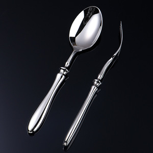 Ensemble de couverts en acier inoxydable 304 pour restaurant <span class=keywords><strong>à</strong></span> la maison, couverts, couteau <span class=keywords><strong>à</strong></span> salade, fourchette, cuillère <span class=keywords><strong>à</strong></span> thé, poli miroir - Product Image 4