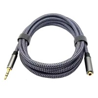 Câble audio 3.5mm mâle à mâle, universel pour haut-parleurs, ordinateurs, voiture AUX, téléphones mobiles, extension de casque, câble de haut-parleur