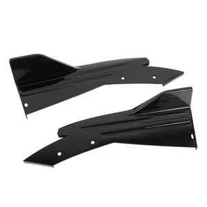 Heck diffusor Protector Schwarz Universal Auto Splitter Spoiler Karosserie Seiten rock