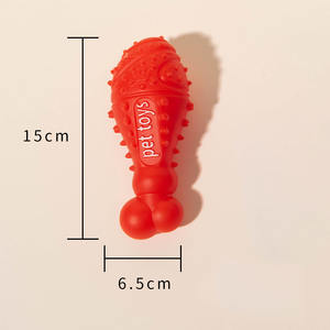 Pet köpek oyuncak top kemik diş temizleme oyuncak köpek topu gıcırtılı köpek oyuncak topu çiğnemek - Product Image 4