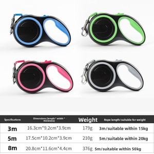 Venta directa de fábrica de <span class=keywords><strong>Amazon</strong></span>, correa de perro retráctil automática, característica acolchada, patrón de impresión, suministros decorativos al por mayor - Product Image 5