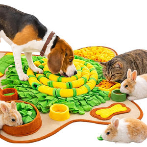 Tapis de reniflement pour chiens, chats, lapins et petits animaux – Puzzle d'alimentation, entraînement olfactif et recherche de nourriture - Product Image 1