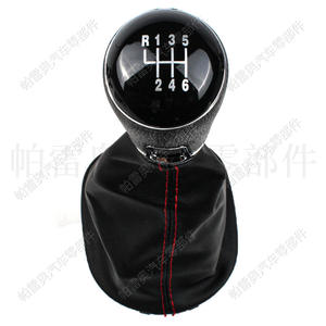 หัวเกียร์โฟล์คสวาเกน 6 สปีด หุ้มหนังเรดไลน์ ดีไซน์ตามหลักสรีรศาสตร์ สำหรับพาสต้า บี 7 แคดดี้ - Product Image 2