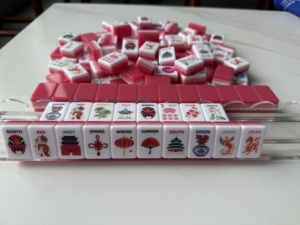 Juego de Mahjong de Lujo, Tesoro Nacional de China, Portátil, con Fichas de Acrílico de 4 Capas, Impresión UV Grabada, <span class=keywords><strong>para</strong></span> Juegos de <span class=keywords><strong>Casino</strong></span> - Product Image 6