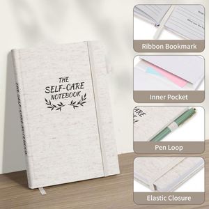 Customizable Multi-Color A5 Executive Planner Daily Notebook Linen Fabric Cover 100 Sheets Thread Sewing Bound Hardcover - Product Image 4