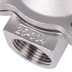 Vanne solénoïde 40 mm AC 220 V, type diaphragme, normalement fermée, pour le contrôle de l'eau industrielle dans les milieux acides et alcalins faibles - Product Image 2