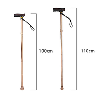 Canne de marche pliable réglable en aluminium, légère, avec poignée en mousse, supporte 100 kg, embout en caoutchouc antidérapant, aide au voyage, ergonomique