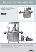 Máquina de sellado de latas rotativa automática
