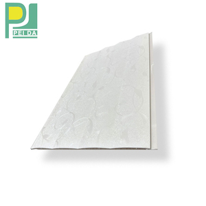 Panneau de plafond pour maison mobile en <span class=keywords><strong>PVC</strong></span>, largeur 20 cm, longueur 5,95 m, installation facile, imperméable, revêtement décoratif pour murs et toits - Product Image 1