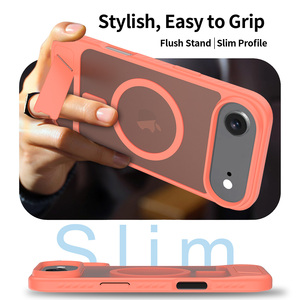 Funda Magnética con Soporte para iPhone 17 Air, Cubierta Protectora Antigolpes, Parte Trasera Rígida Mate Translúcida con Soporte Ajustable - Product Image 4