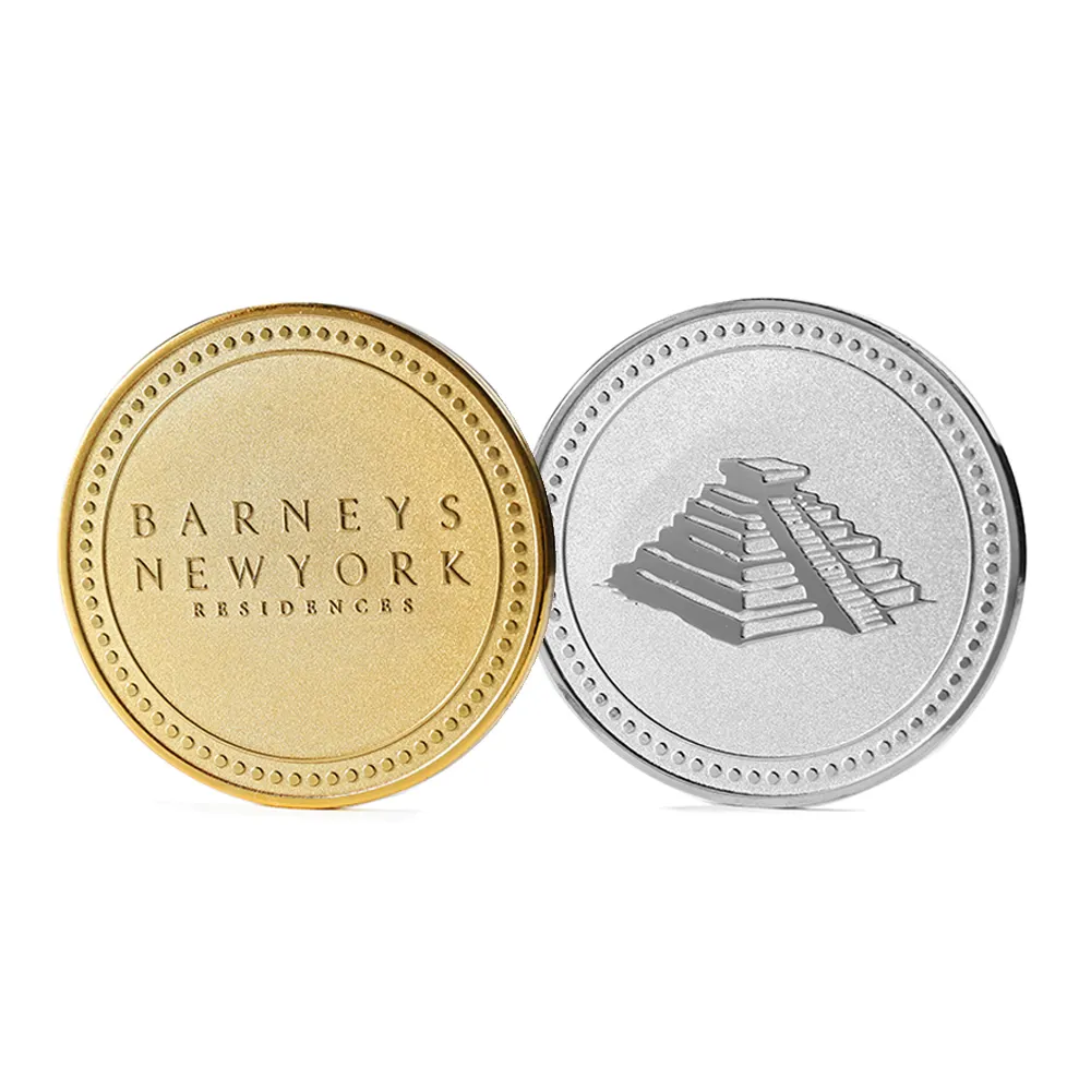 Manufacture Custom Design Gold Silver Plated Zinc Alloy Metal Challenge Coin Custom Anniversary Souvenir Coin