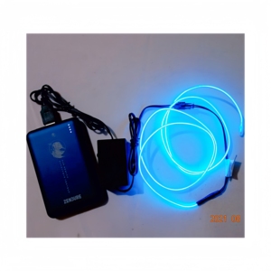 ポーラーライト<span class=keywords><strong>2</strong></span> PYL-ELI-WIRE <span class=keywords><strong>2</strong></span>.3mmホワイトELワイヤー駆動5V <span class=keywords><strong>USB</strong></span>コンスタントライト/フラッシュインバーター65cd ~ 120cd表面実装 - Product Image 3