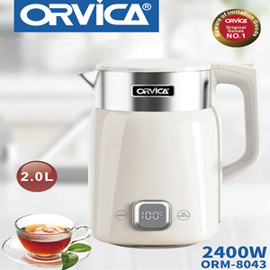Bouilloire électrique transfrontalière ORVICA, en acier inoxydable, thermos domestique à arrêt automatique. - Product Image 4