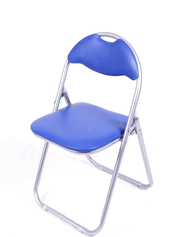 Factory Industrial Design Steel Frame Folding Children Adult Moon Chair With Backrest Wholesale