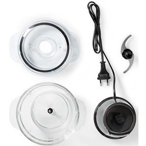 Procesador de Alimentos de 1 Litro y 500W, Cortador de Verduras de 1 Velocidad con Juego de Cuchillas y Tapa - Product Image 1
