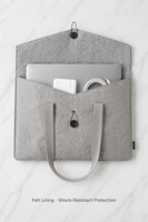 Housse pour ordinateur portable et organiseur de tablette DuPont Paper respirante, imperméable, ultra-légère, grande capacité, 14 pouces