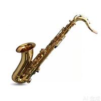 Eastern Music Gold Lacquer Brass Body Bb Tenor Saxophone Ala 82 Professional Wind Instrument for Performance