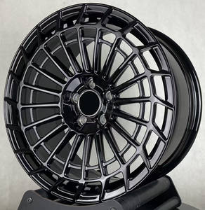 Venta caliente 18 19 20 pulgadas T6061 ruedas de aleación de aluminio 5x112 PCD para <span class=keywords><strong>Mercedes</strong></span> <span class=keywords><strong>AMG</strong></span> <span class=keywords><strong>C63</strong></span> C63s E63 E63s W204 W205 W212 W213 llantas negras - Product Image 1