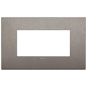 Cache-Interrupteur Mural Vimar Classic 4M Plaque Titane Mat 15x9.6 cm - Product Image 1