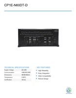 Unité CPU PLC d'occasion OMRON CP1E-N60DT-D Série CP1E pour systèmes CNC et automatisation industrielle