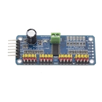 Controlador de Servomotor PWM de 16 Canales, Placa de Controlador de Robot, Módulo de Controlador de Interfaz IIC PCA9685