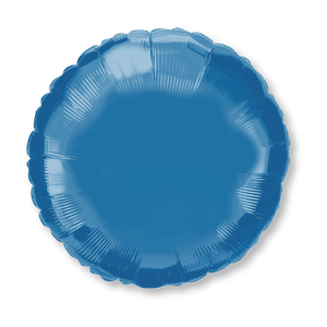 Globo Circular Metálico Azul de 81 cm para Fiestas de Cumpleaños, Diseño Party Love - Product Image 4