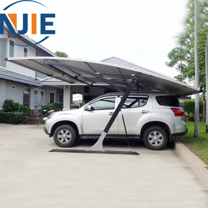 Garage et <span class=keywords><strong>carport</strong></span> en aluminium autoportant résistant aux intempéries avec <span class=keywords><strong>bois</strong></span> traité à la pression naturelle <span class=keywords><strong>pour</strong></span> le stationnement des voitures - Product Image 5