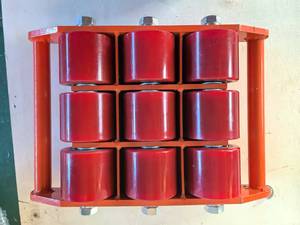 Chariot de manutention efficace avec roues en acier pour machines lourdes - Product Image 2