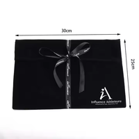 Sac à poussière en velours personnalisé avec logo, pour chaussures, vêtements, emballage cosmétique, sac à poussière en velours de luxe pour extensions de cheveux