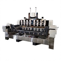 Machine de gravure 3D CNC multifonctionnelle JK-2030 pour pierre, avec roulement moteur, traitement du granit, commande numérique, 380V, rotative tout-en-un